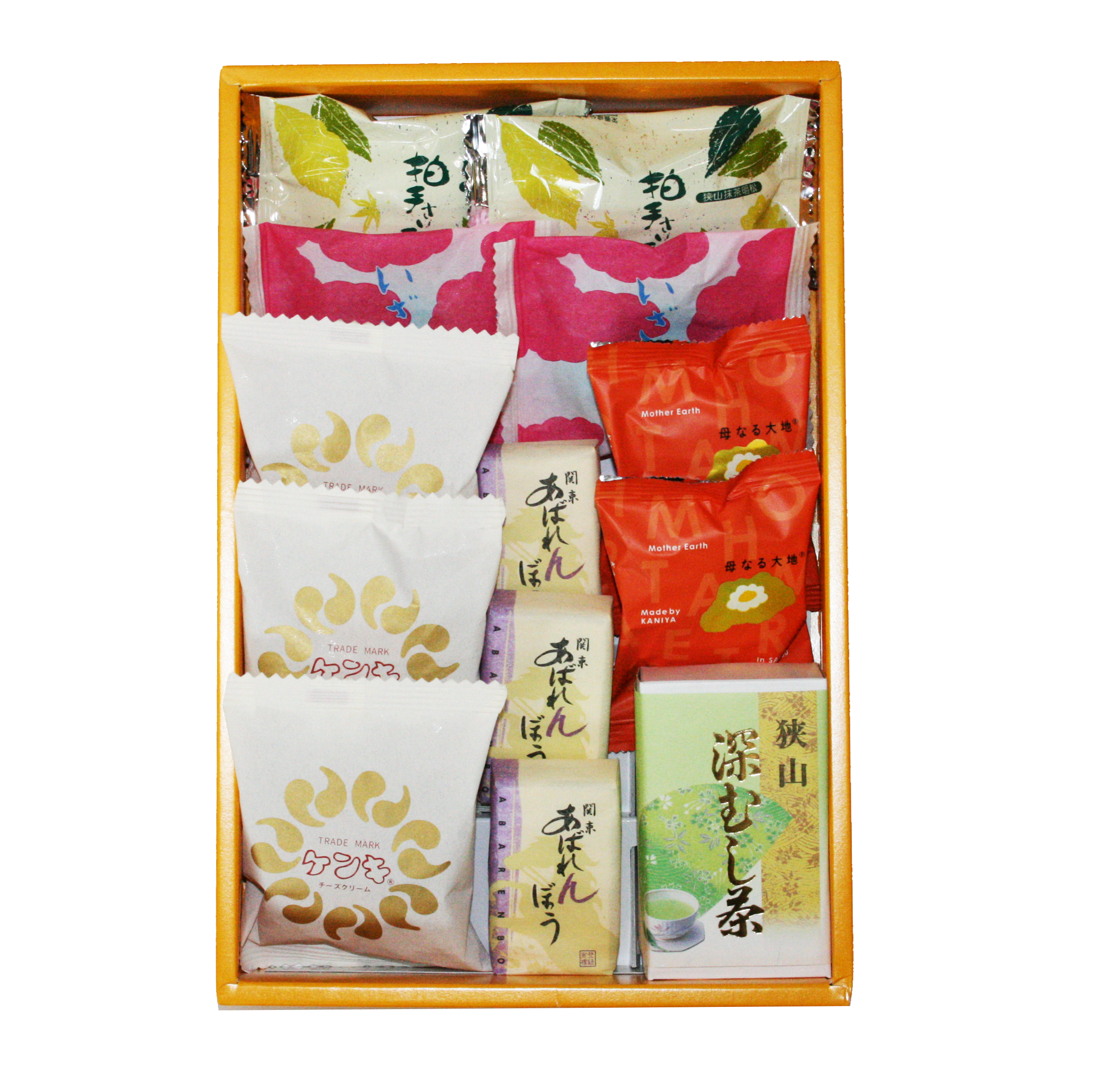 深むし茶と銘菓の詰合せ 3号